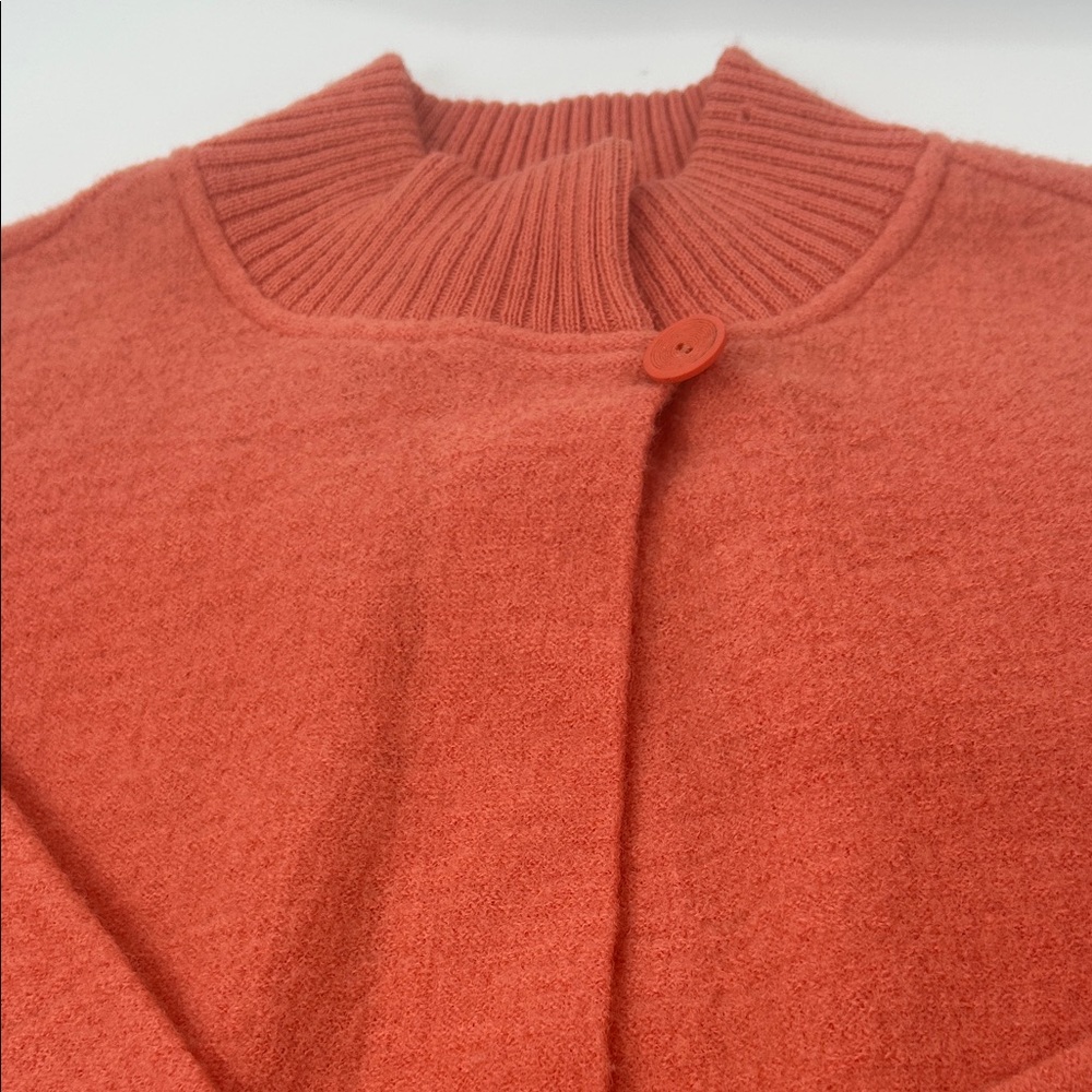 Kate Hill Vibrant Orange Cardigan Sweater - Picture 6 of 16